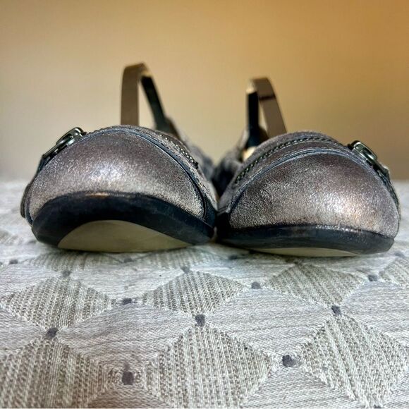 Paul Green Townsend Distressed Metallic Bronze Leather Ballet Flat UK 4.5 US 6.5 - Picture 7 of 16